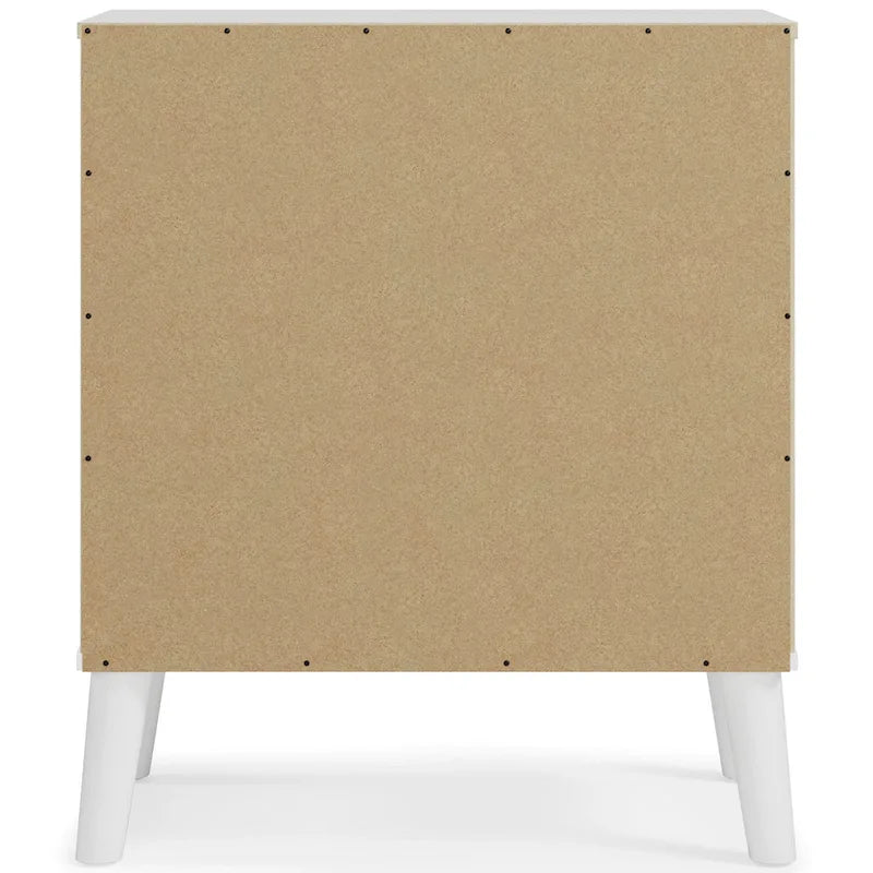 Cassettiera bicolore marrone scuro/naturale e bianco/naturale e marrone/nero – 3/4/5 cassetti