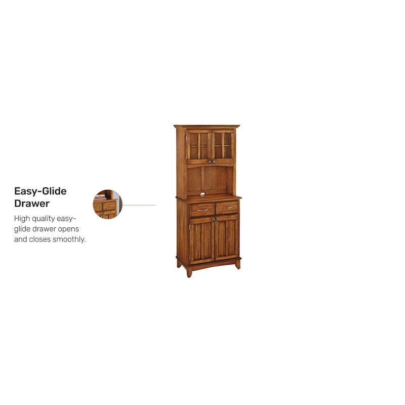 Buffet con Credenza Superiore in Rovere con Ante in Vetro – Posti a sedere 1