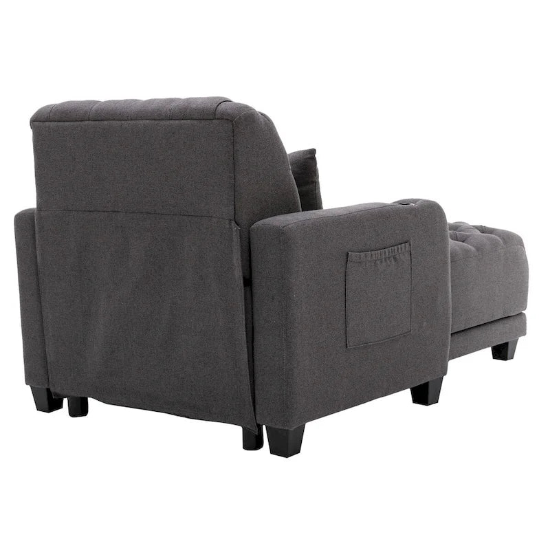 Poltrona a botte monosedile verde/grigio scuro/marrone/beige/giallo/blu scuro