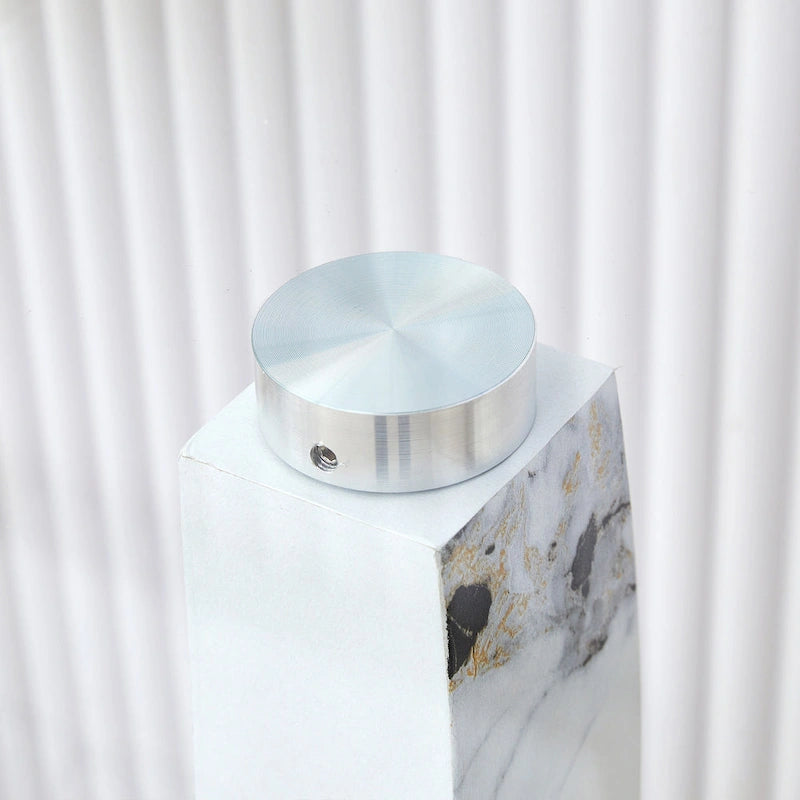 Consolle rettangolare in vetro noce/bianco/oro, stile moderno, 1 persona