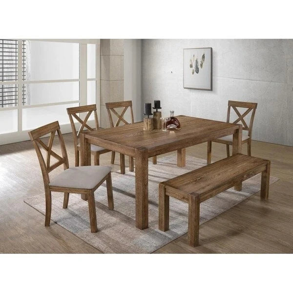 Sedie da pranzo Natural Weave, set da 2